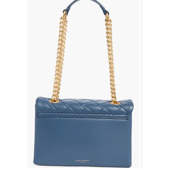 Kurt Geiger London Kensington Blue and Gold - Picture 3 of 6